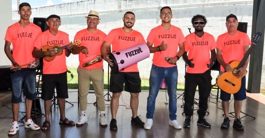 A partir da esquerda: Samuel, Damião, Amilton, Henrique, Gui, Fabiano e Ricardo. (Foto: Nil Focus)