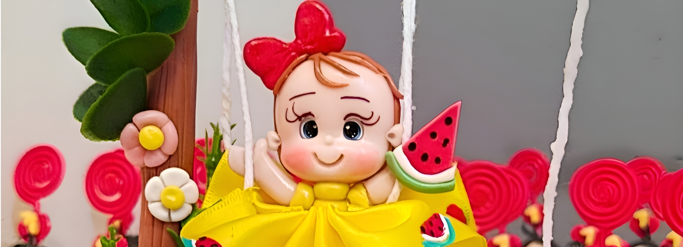 Cris Canatto brilha com personalizados em biscuit