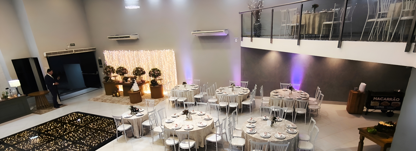 Royale Eventos: espaço clássico e buffet personalizado